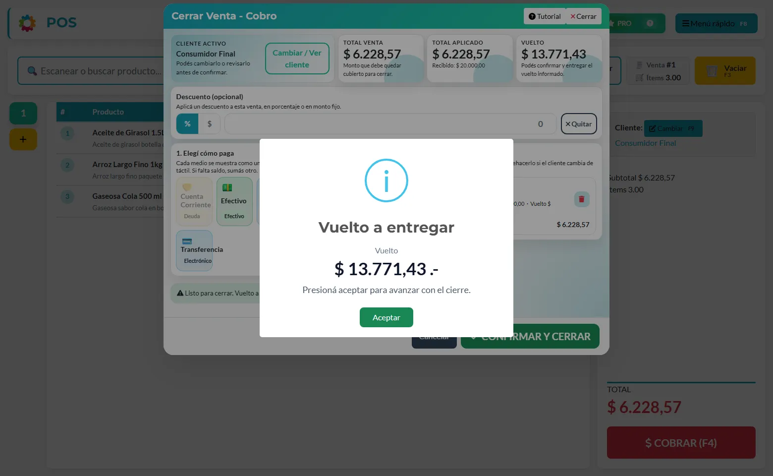 Vuelto a entregar
