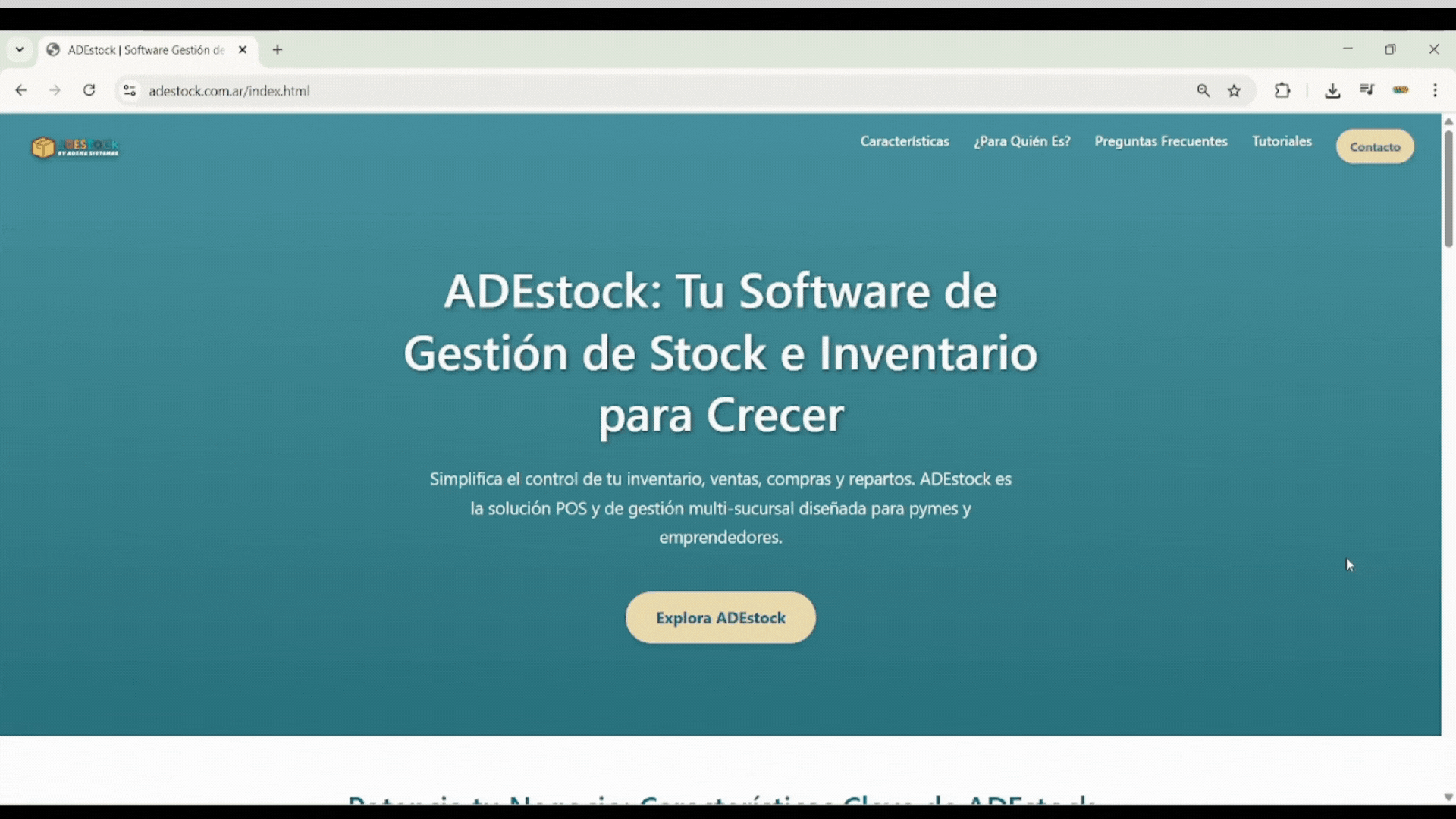 Tutorial descarga demo ADEstock