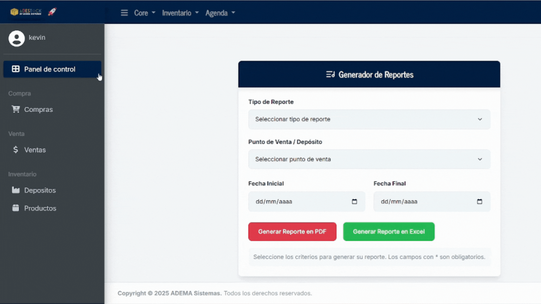 Formulario de Empresa Principal