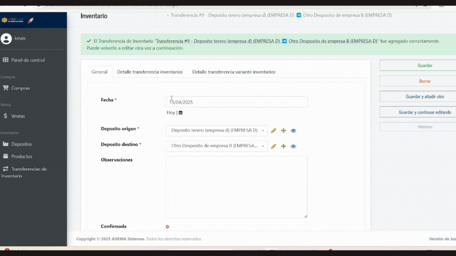 Cargar producto simple en movimiento