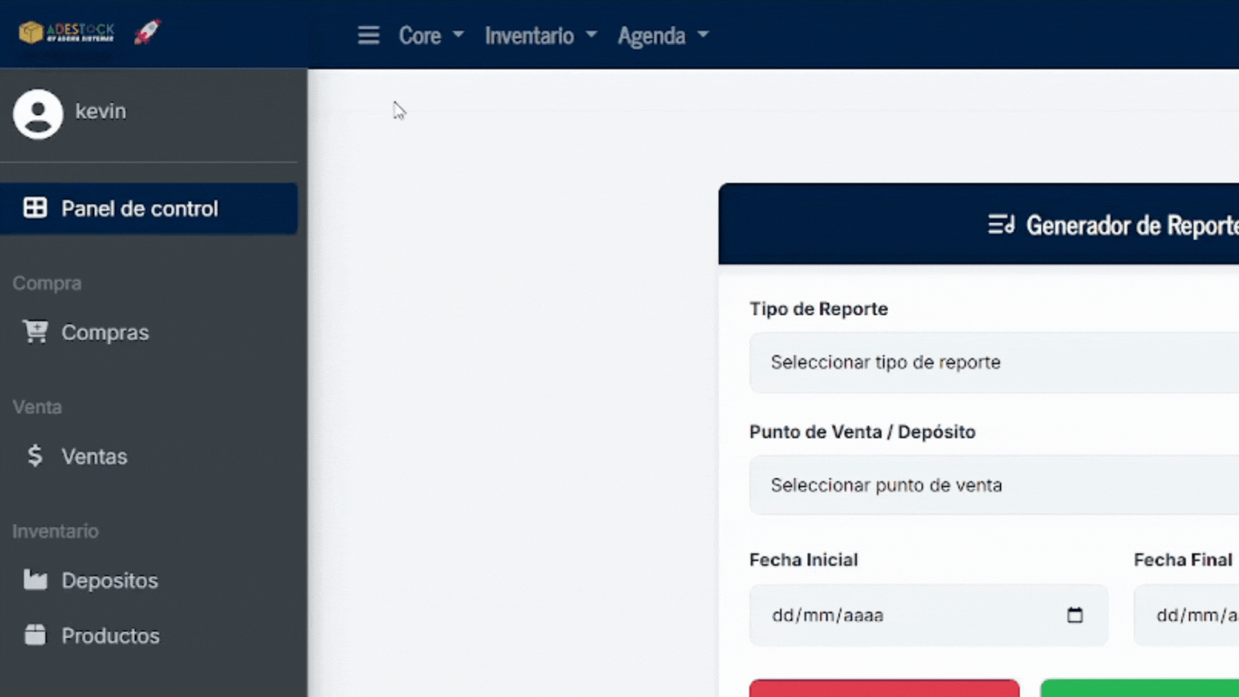 Formulario de Punto de Venta